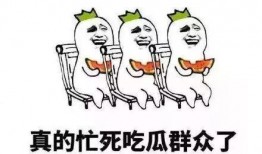 吃瓜群众都在热闹